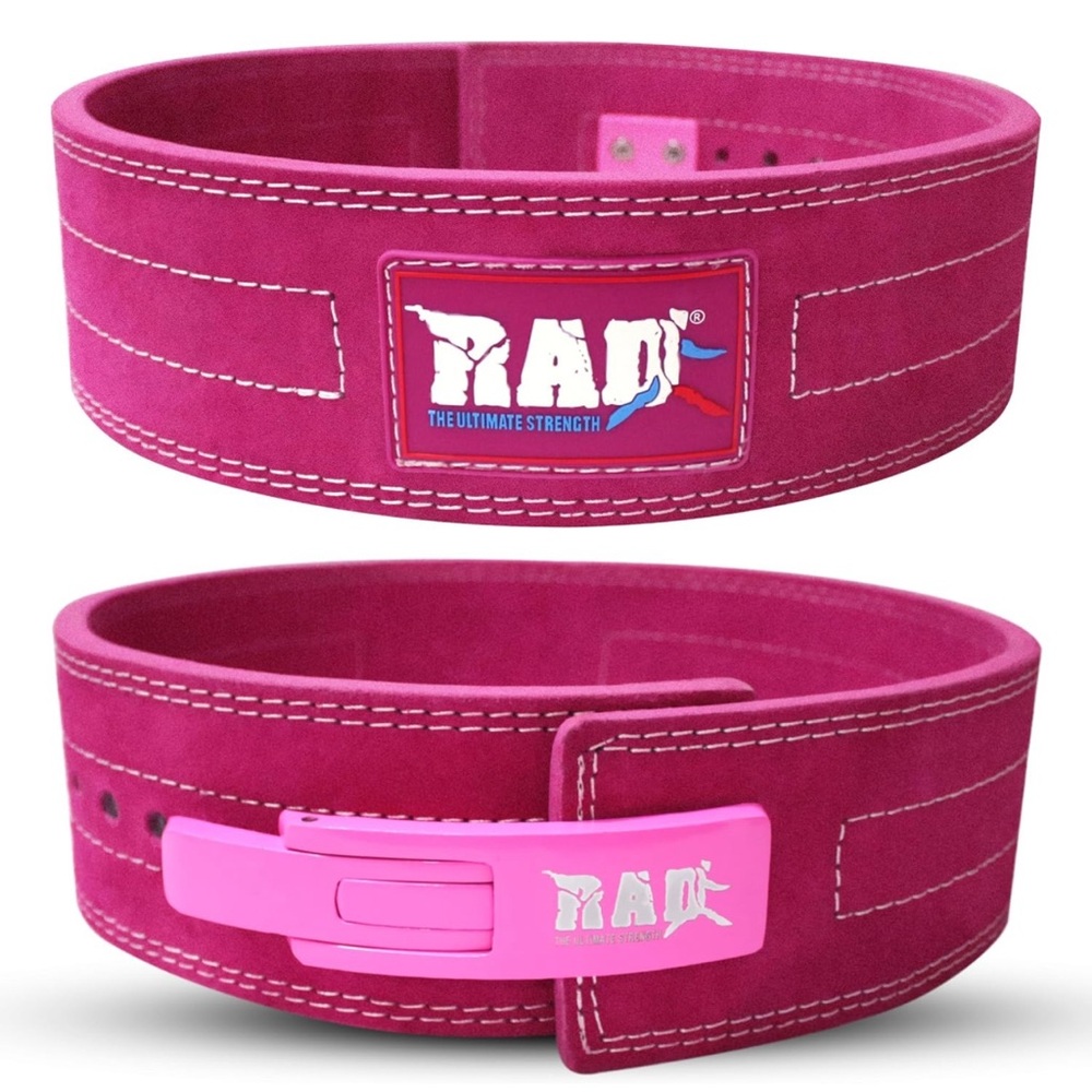 Rad Weight Lifting Belt Large Pink